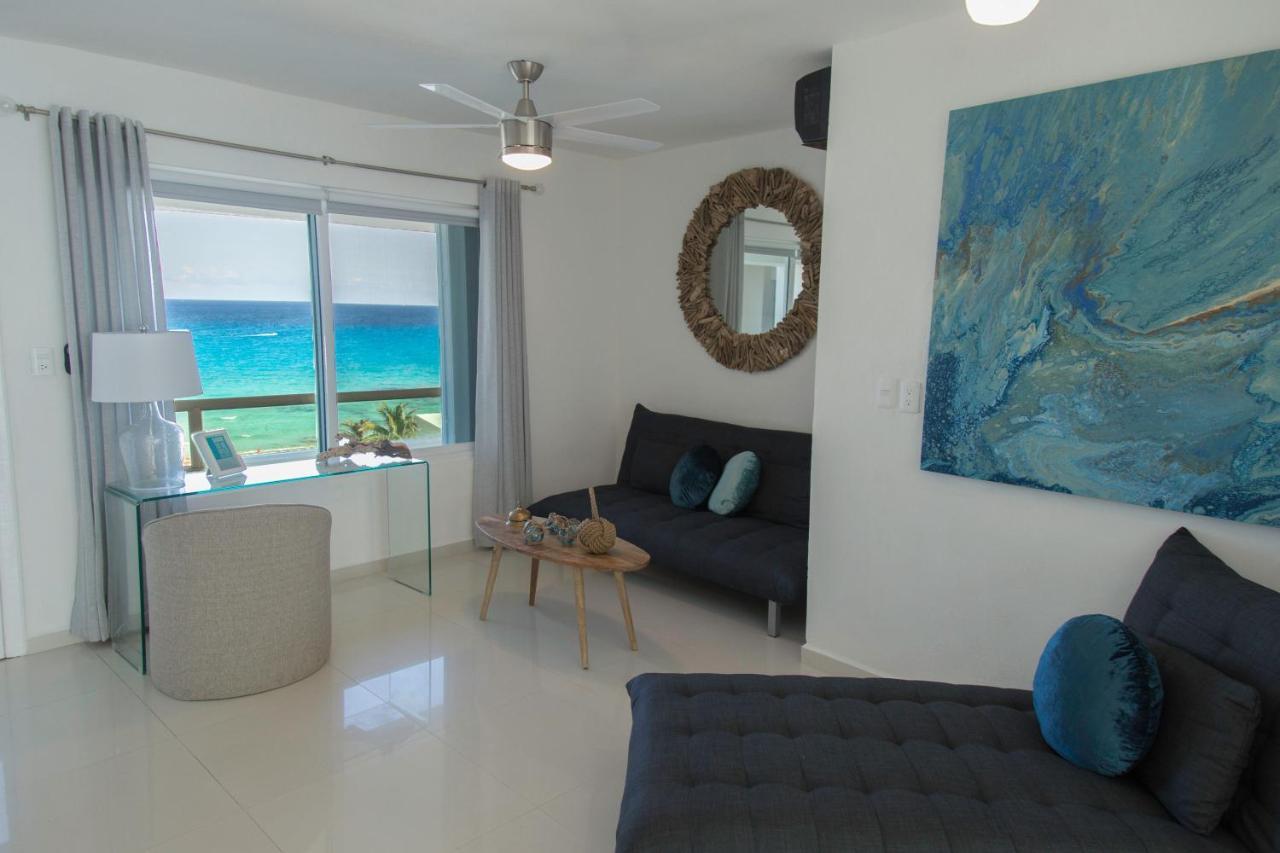 קנקון Ocean View Three Bedroom, Three Story Penthouse By The Beach מראה חיצוני תמונה