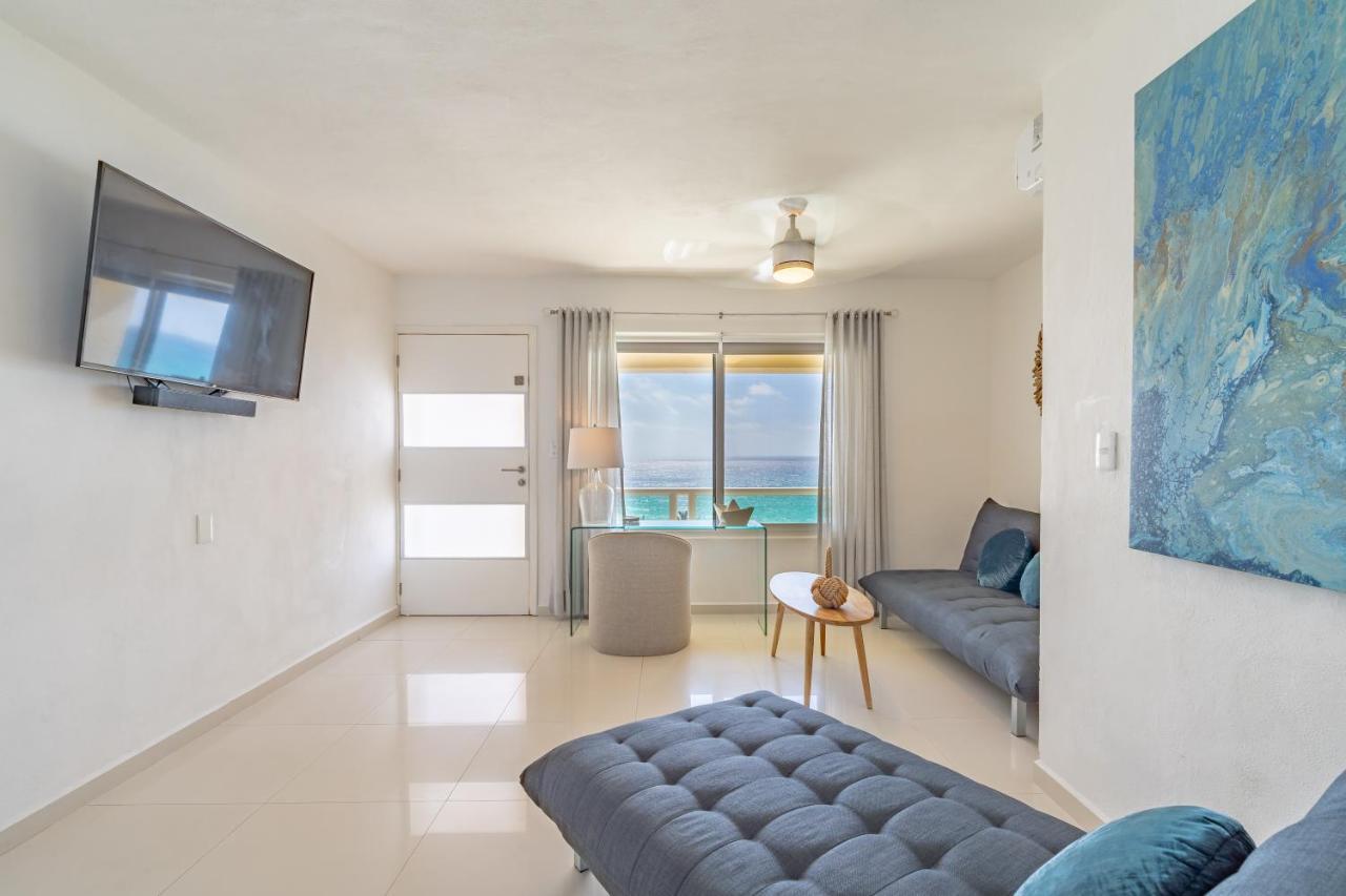 קנקון Ocean View Three Bedroom, Three Story Penthouse By The Beach מראה חיצוני תמונה