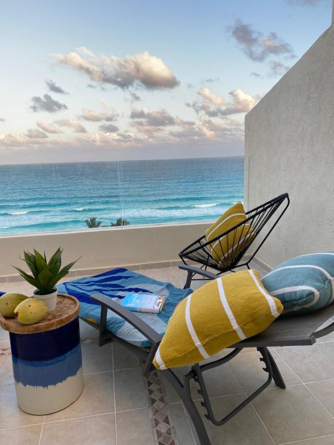 קנקון Ocean View Three Bedroom, Three Story Penthouse By The Beach מראה חיצוני תמונה